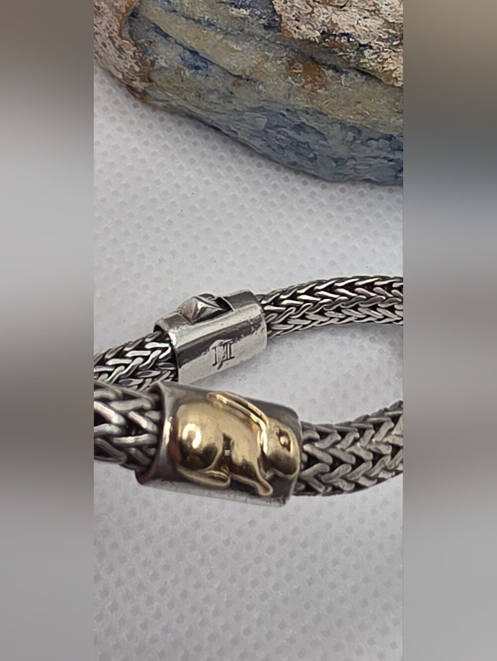  John Hardy Children's Baby Bunny bracelet featuring 18 - Picture 4 of 9